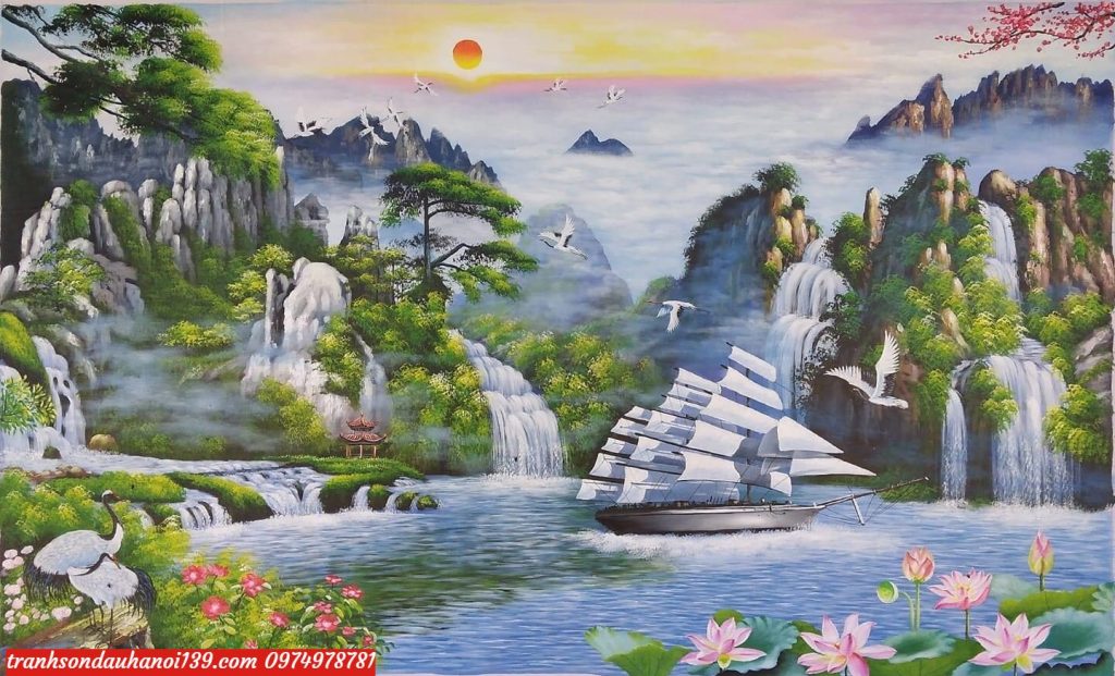 tranh thuận buồm xuôi gió