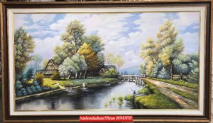 Tranh phong cảnh châu âu, tranh châu âu đẹp SD094