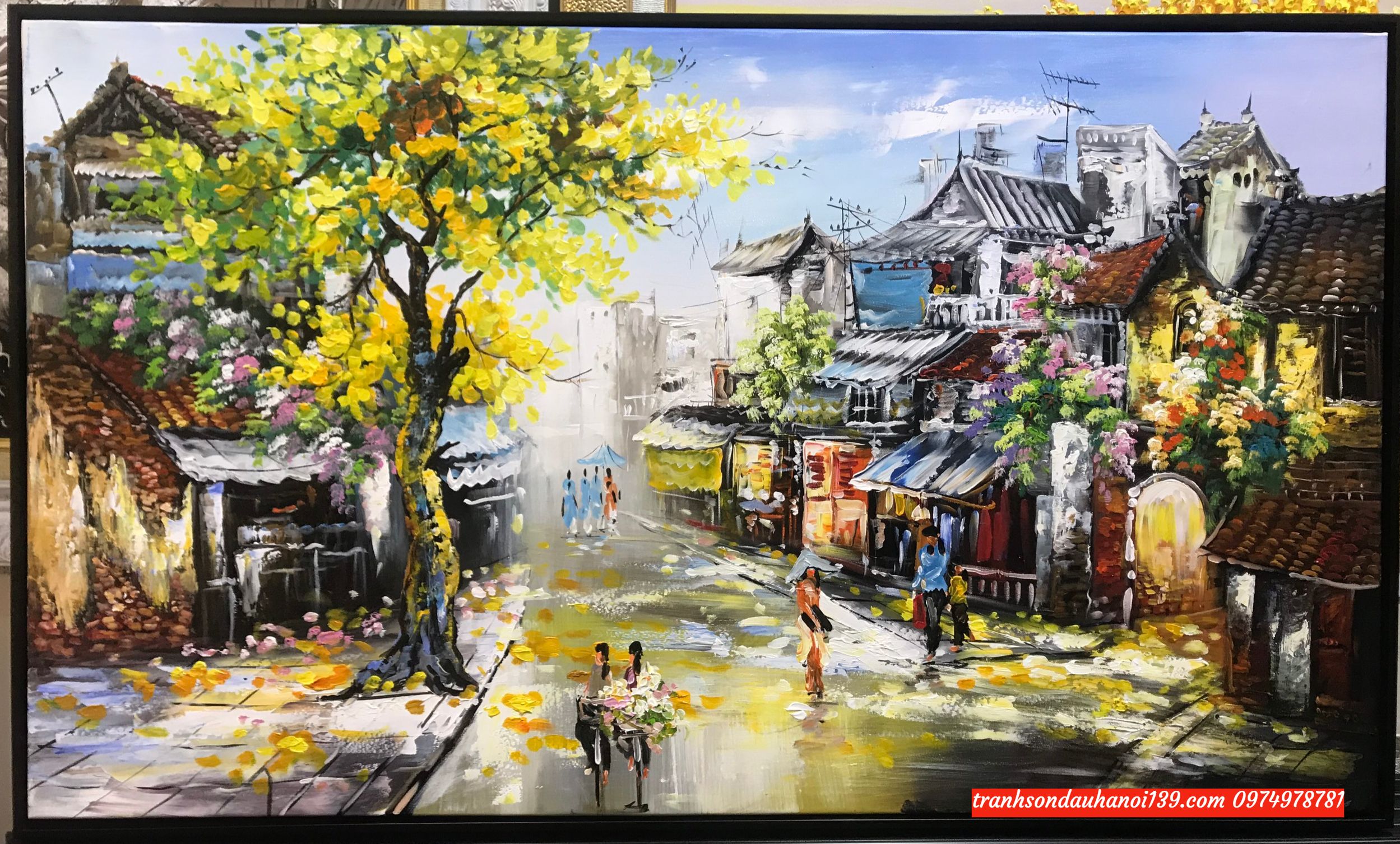 tranh phố cổ hà nội