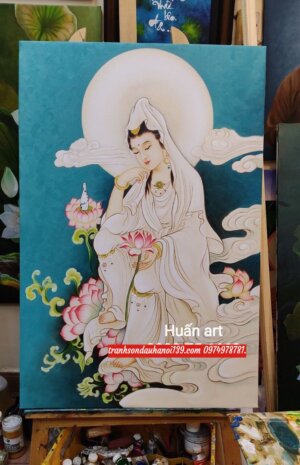 tranh quan thế âm bồ tát