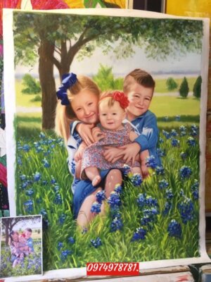 Tranh chân dung địa chỉ đặt tranh chân dung Hà nội